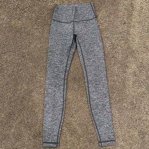 gray lululemon align leggings size four